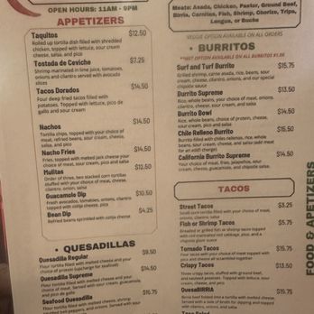 Don Titos Bar & Grill - Menu - Tacos Near Me - Denair, California