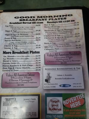 Menu photo 8 Vicky's Restaurant San Benito, TX Menu photo 8 Vicky's Restaurant San Benito, TX