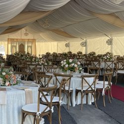Marisela's Party Supply - Cross back Chair Rentals & Draping Stylist!