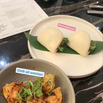 Nova Kitchen & Bar - Chili Oil Wonton Pork Belly Bao - Asian Fusion Near Me - Garden Grove, California Nova Kitchen & Bar - Chili Oil Wonton Pork Belly Bao - Asian Fusion Near Me - Garden Grove, California
