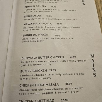 Aanch - More Menu - Indian Near Me - Toronto, Ontario