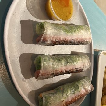 Xeo Yum - Nem nuong cuon (grilled pork sausage spring rolls) - Vietnamese Near Me - Houston, Texas