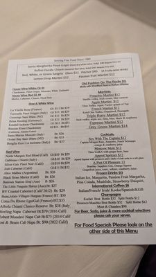 Menu photo 2 Mona Lisa Restaurant Wolcott, CT