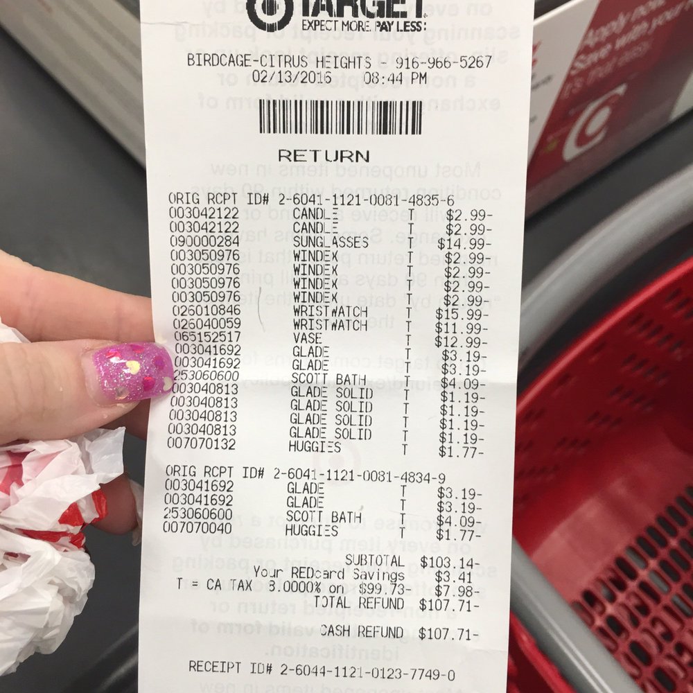 Target - This is one of my proof receipts that goes along with my review to show the lying. - Department Stores Near Me - Citrus Heights, California Target - This is one of my proof receipts that goes along with my review to show the lying. - Department Stores Near Me - Citrus Heights, California
