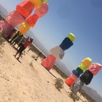 Seven Magic Mountains - Public Art Near Me - Las Vegas, Nevada Seven Magic Mountains - Public Art Near Me - Las Vegas, Nevada