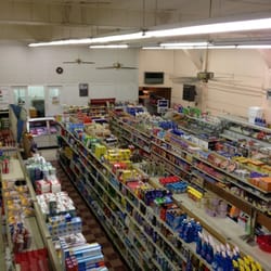 Winger's Royal Super Mkt - Over head view from the Electronics department