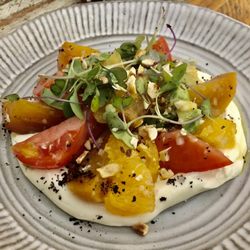 Kubeh - Red Beet and whipped Feta Cheese
