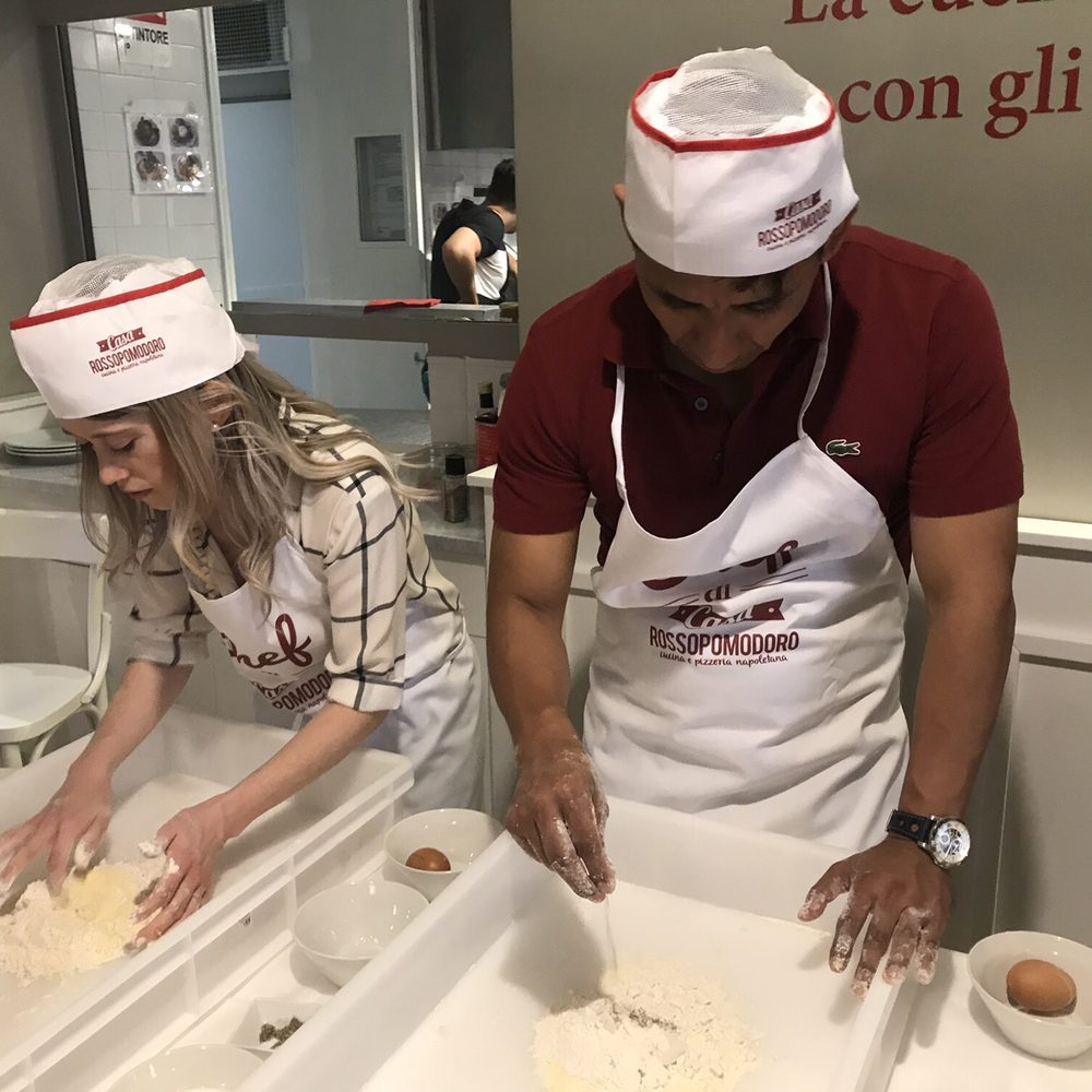 Rossopomodoro - Preparing the pasta - Pizza Near Me - Rome, RM Rossopomodoro - Preparing the pasta - Pizza Near Me - Rome, RM