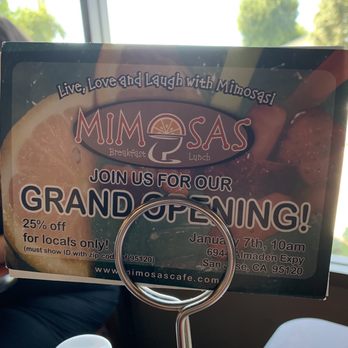 Mimosas Cafe - Today is August 23rd - Breakfast & Brunch Near Me - San Jose, California Mimosas Cafe - Today is August 23rd - Breakfast & Brunch Near Me - San Jose, California