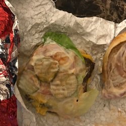 Wendy's - There's so many condiments on here it actually wet
