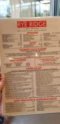 Menu photo 1 Rye Ridge Deli Rye Brook, NY Menu photo 1 Rye Ridge Deli Rye Brook, NY