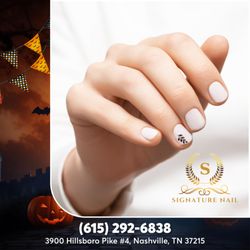 Signature Nail - Elevate Your All Hallows' Elegance: Discover Our Prestigious Nail Emporium, Where Halloween Nail Art