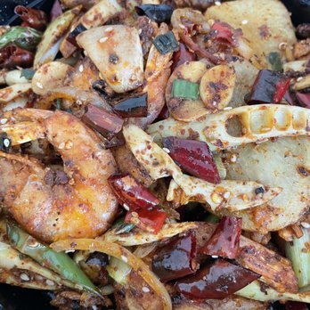 Sichuan Impression - Spicy Fried Shrimp Dry Pot - Szechuan Near Me - Alhambra, California Sichuan Impression - Spicy Fried Shrimp Dry Pot - Szechuan Near Me - Alhambra, California