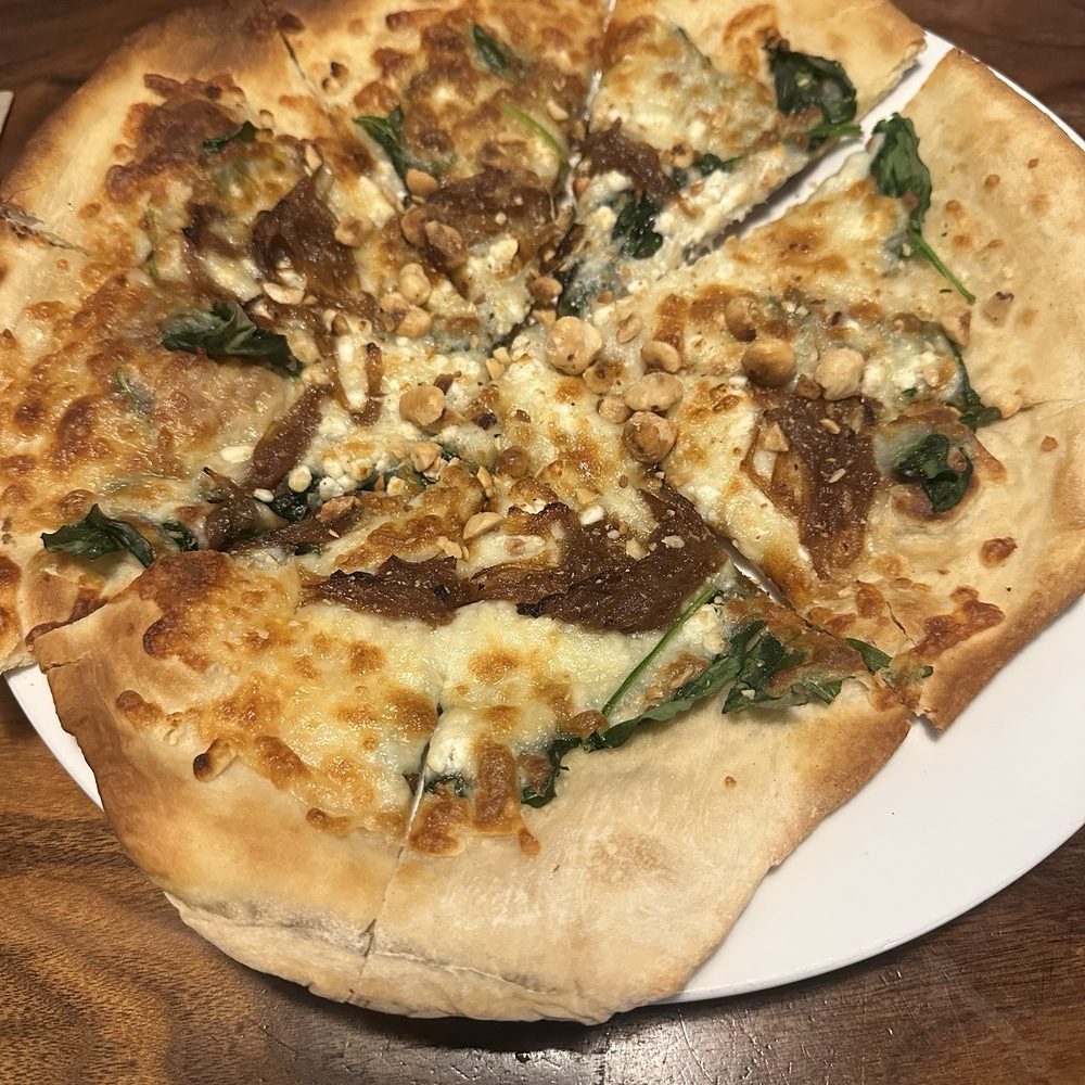Onion Goat pizza Onion Goat pizza