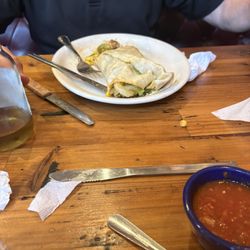 Los Hermanos Mexican Restaurant - Build your own burrito missing many ingredients