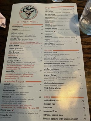 Menu photo 1 Grumpy Goat Seafood Cantina Charleston, SC Menu photo 1 Grumpy Goat Seafood Cantina Charleston, SC