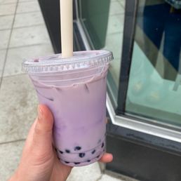 Ube tres leches bubble tea