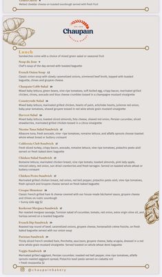 Menu photo 8 Chaupain Bakery Laguna Niguel, CA Menu photo 8 Chaupain Bakery Laguna Niguel, CA