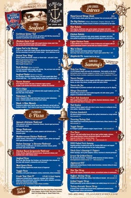 Menu photo 8 Flagler Tavern New Smyrna Beach, FL