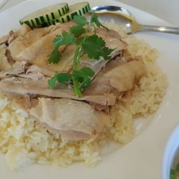 Khun 9 Thai Kitchen - Hainanese chicken rice and that sauce!!!! Mmm - Thai Near Me - Torrance, California Khun 9 Thai Kitchen - Hainanese chicken rice and that sauce!!!! Mmm - Thai Near Me - Torrance, California