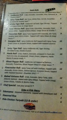 Menu photo 1 Ohana Hut Albuquerque, NM