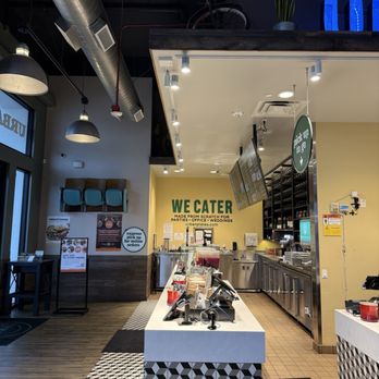 Urban Plates - You can order at this Check in stand or from the QR code at your table - New American Near Me - Long Beach, California