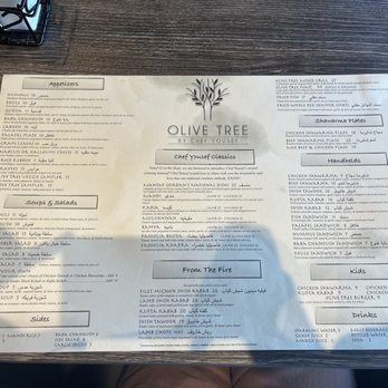 Olive Tree By Chef Yousef - Menu - Middle Eastern Near Me - Tampa, Florida Olive Tree By Chef Yousef - Menu - Middle Eastern Near Me - Tampa, Florida