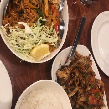 Burma Burma - Burmese Pad Thai with Tofu & Black Pepper Chicken - Burmese Near Me - Dublin, California Burma Burma - Burmese Pad Thai with Tofu & Black Pepper Chicken - Burmese Near Me - Dublin, California