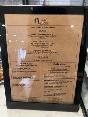 Menu photo 4 Marigold Bakeshop Los Angeles, CA