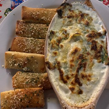 Boomerang Pizza Kitchen - Spinach and Artichoke appetizer.  More than enough to share. - Pizza Near Me - Milton, Florida