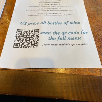 The Roost Restaurant - Pizza Wednesday Menu - American Near Me - Cream Ridge, New Jersey