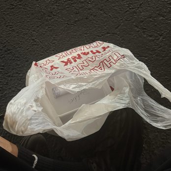 Kevin's Sushi and Thai - Eating on the ground outside the restaurant lol - Thai Near Me - Deerfield Beach, Florida