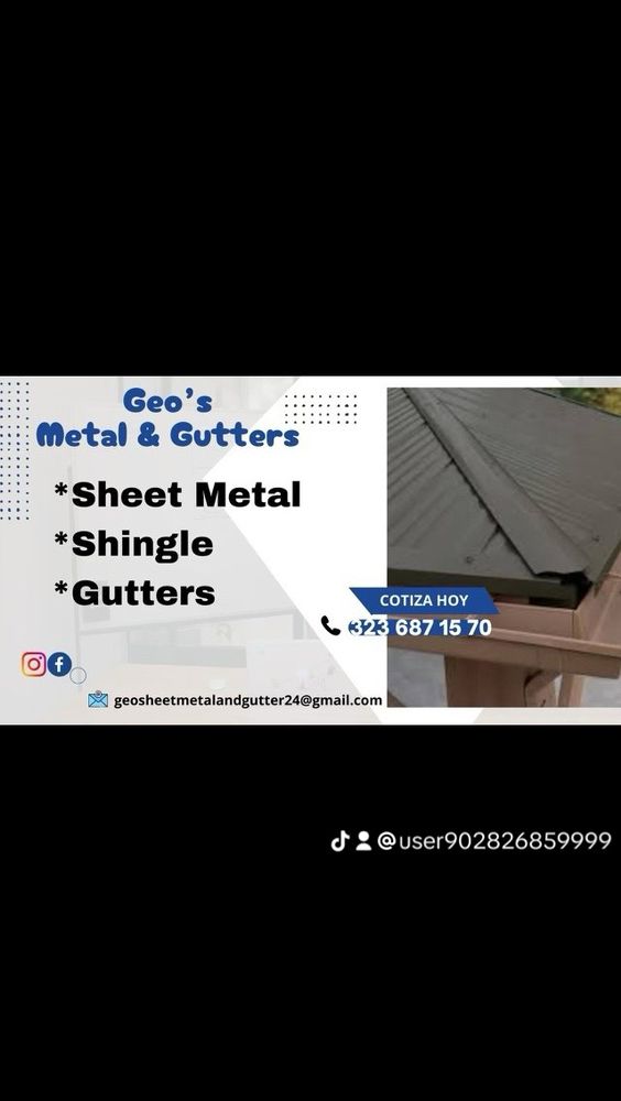 Slide of Geo' Metal And Gutters