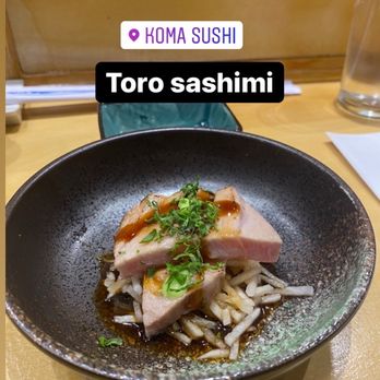 KOMA Sushi - Toro sashimi (1st) - Kosher Near Me - Brooklyn, New York