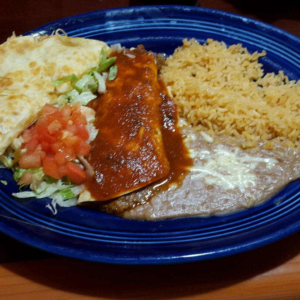 a plate of food with rice and beans a plate of food with rice and beans