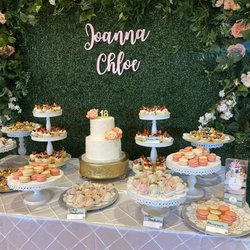 Tony's Cakes - Cake and dessert table for Joanna's Debut