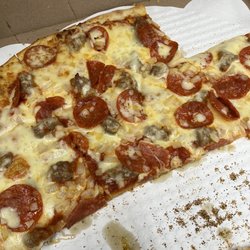 Crossroads Pizza & Sub Shoppe - Pepperoni, Sausage, Onion