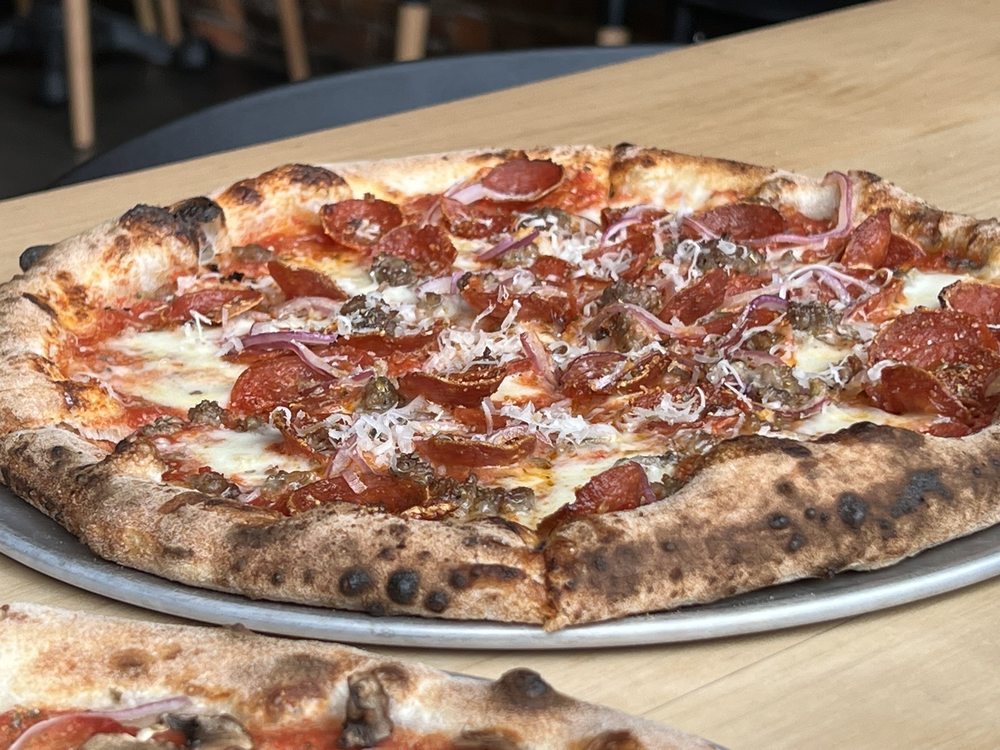 Food from Nights & Weekends Pizzeria