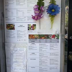The Regent - Menu posted outside
