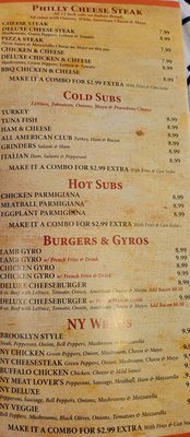 Menu photo 1 New York Pizzeria Norfolk, VA