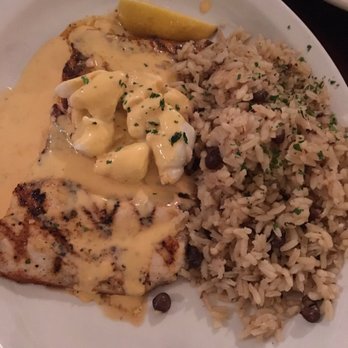 Coconuts - Fish of the day. Blackened Maui with pride on peas and rice. Tasty but presentation a little lacking. - Seafood Near Me - Fort Lauderdale, Florida Coconuts - Fish of the day. Blackened Maui with pride on peas and rice. Tasty but presentation a little lacking. - Seafood Near Me - Fort Lauderdale, Florida