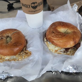 Wholy Bagel - Bagel sandwich, pecan brewed coffee - Bagels Near Me - Austin, Texas