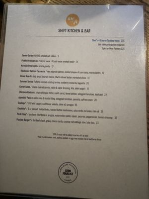 Menu photo 8 Shift Kitchen & Bar Flagstaff, AZ