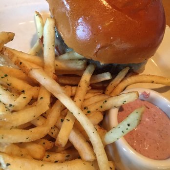 Bazille at Nordstrom - bazillion burger and fries with aioli sauce - New American Near Me - Dallas, Texas Bazille at Nordstrom - bazillion burger and fries with aioli sauce - New American Near Me - Dallas, Texas