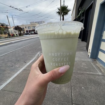 Andytown Coffee Roasters - Iced Matcha Latte ($5.5) - Coffee Roasteries Near Me - San Francisco, California Andytown Coffee Roasters - Iced Matcha Latte ($5.5) - Coffee Roasteries Near Me - San Francisco, California