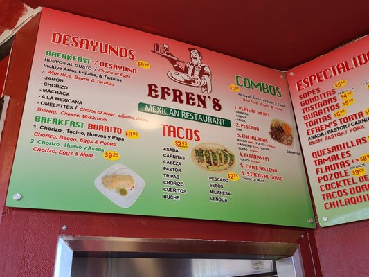 Menu photo 1 Efren's Deli Oceano, CA