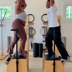 Lowber Pilates - Shay & Will on the Wunda Chairs