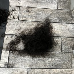 All my dry hair