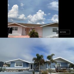 Roofix Of Florida - New metal roof before and after