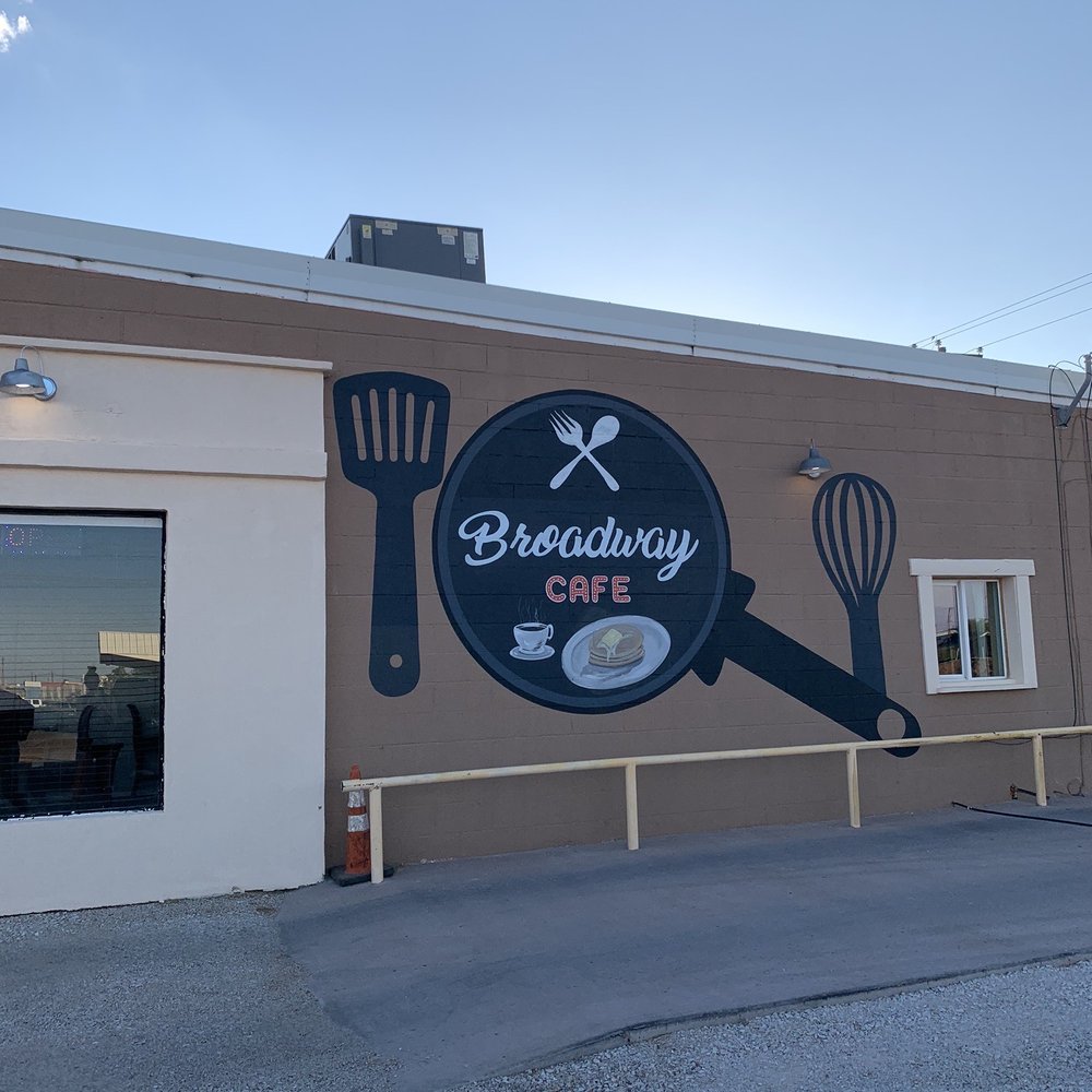 Broadway Cafe - Cute exterior art - Seafood Near Me - Van Horn, Texas Broadway Cafe - Cute exterior art - Seafood Near Me - Van Horn, Texas